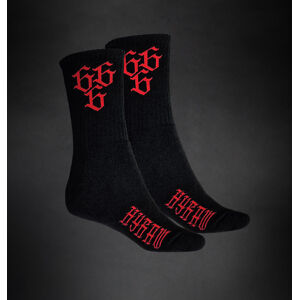 ponožky HYRAW - 666 - RED - FW21-A29-SCKS