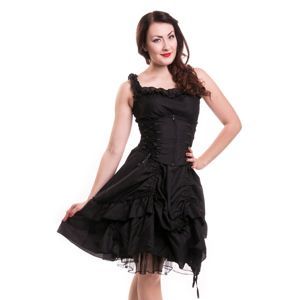 šaty dámske Poizen Industries - SOUL - BLACK - POI592 M