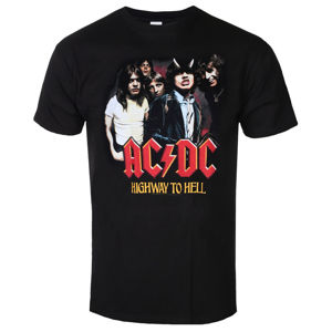 Tričko metal BIL AC-DC Highway To Hell Čierna 4XL