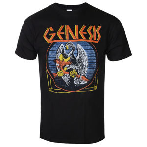 Tričko metal BIL Genesis Distressed Eagle Čierna