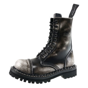 topánky kožené STEADY´S 10 dírkové Čierna 38