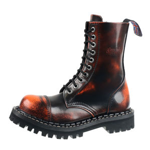 topánky kožené STEADY´S 10 dírkové Čierna 44