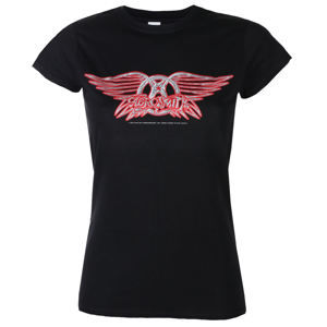 tričko metal LOW FREQUENCY Aerosmith Logo Čierna L