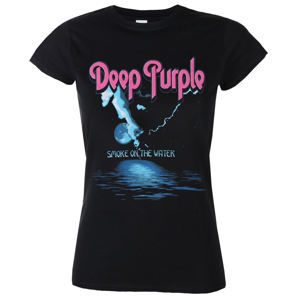 Tričko metal LOW FREQUENCY Deep Purple Smoke On The Water Čierna XL