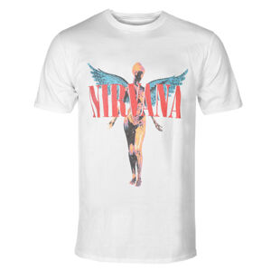 tričko pánske Nirvana - Angelic - ROCK OFF - NIRVTS02MW