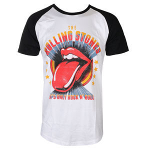 Tričko metal ROCK OFF Rolling Stones Its Only Rock n Roll Čierna XL