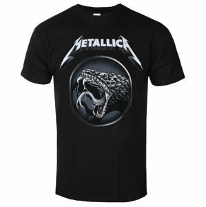 Tričko metal ROCK OFF Metallica Black Album Poster Čierna
