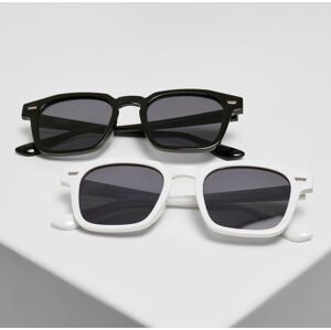 slnečné okuliare (set 2kusů) URBAN CLASSICS - Symi - TB4212A - black/black+white/