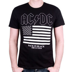 Tričko metal LEGEND AC-DC BACK IN BLACK Čierna
