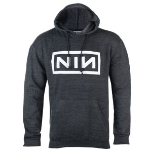 mikina s kapucňou ROCK OFF Nine Inch Nails Classic Logo Čierna
