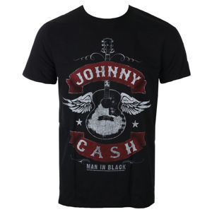 ROCK OFF Johnny Cash Winged Guitar Čierna