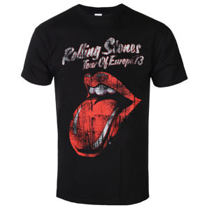 Tričko metal ROCK OFF Rolling Stones 73 Tour Čierna