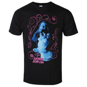 tričko pánske Janis Joplin - Floral Frame - ROCK OFF - JOPTS12MB