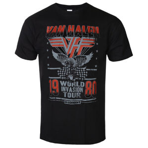 tričko pánske Van Halen - Invasion Tour '80 - ROCK OFF - VHTS04MB