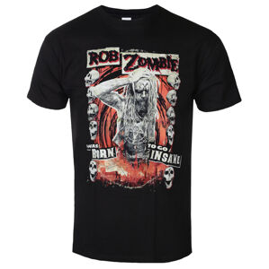 tričko pánske Rob Zombie - Born To Go Insane - ROCK OFF - RZTEE06MB