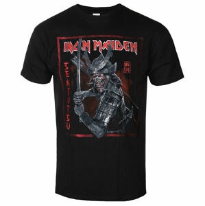 Tričko metal ROCK OFF Iron Maiden Senjutsu Cover Distressed Čierna