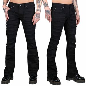 nohavice pánske (jeans) WORNSTAR - Bandage - Black - WSGP-BANDK-b
