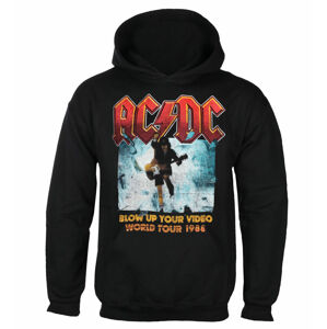 mikina s kapucňou ROCK OFF AC-DC Blow Up Your Video Čierna