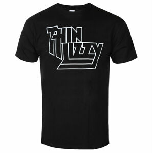 Tričko metal ROCK OFF Thin Lizzy Logo Čierna