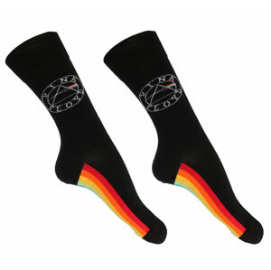 ponožky Pink Floyd - Spektrum Sole - Black - ROCK OFF - PFSCK02MB