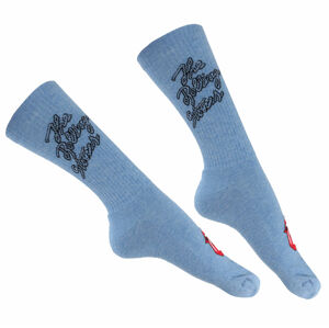 ponožky Rolling Stones - Script Logo - BLUE - ROCK OFF - RSSCK09MBL