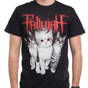 Tričko metal INDIEMERCH Fallujah Cats Čierna