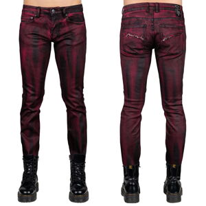nohavice pánske (jeans) WORNSTAR - Rampager - Crimson - WSGP-RPCC