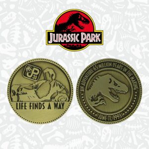 mince (zberateľská) Jurassic Park - 30. výročie - Limited Edition - FNTK-UV-JP146