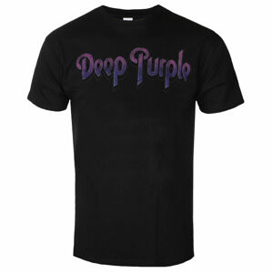 Tričko metal ROCK OFF Deep Purple Vintage Logo Čierna