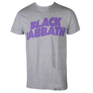 Tričko metal BRAVADO Black Sabbath PURPLE LGO T GRY Čierna