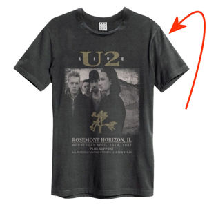 tričko pánske U2 - Live - AMPLIFIED - POŠKODENÉ - MA463 L