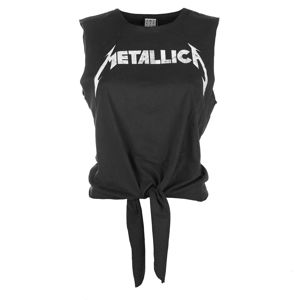 tielko AMPLIFIED Metallica White Logo Čierna M