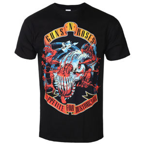 tričko metal BRAVADO Guns N' Roses Appetite for destruction Čierna XXL